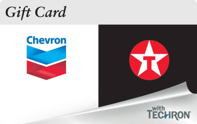 Chevron and Texaco US Gift Card