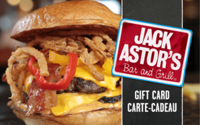 Jack Astor’s Bar and Grill CA Gift Card