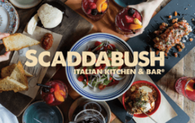 SCADDABUSH Italian Kitchen & Bar CA Gift Card